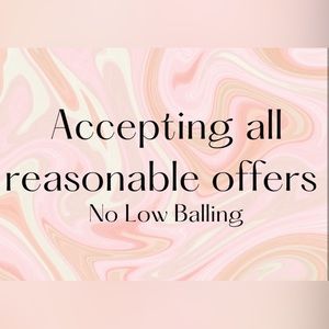 accepting all reasonable offers!!